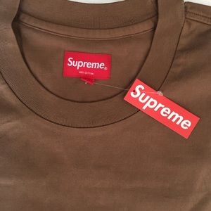 Supreme overdyed pocket t-shirt